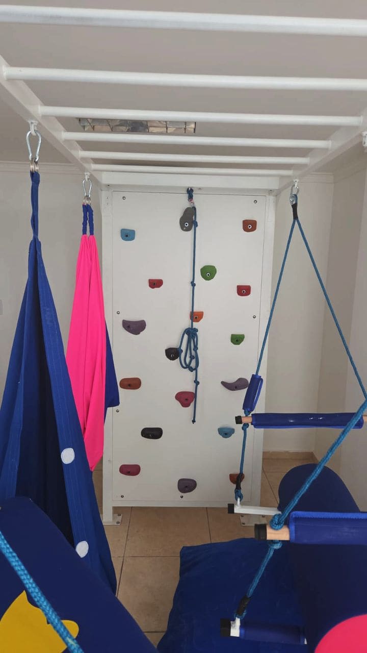 Sala de integração sensorial do Centro Clínico do Autista